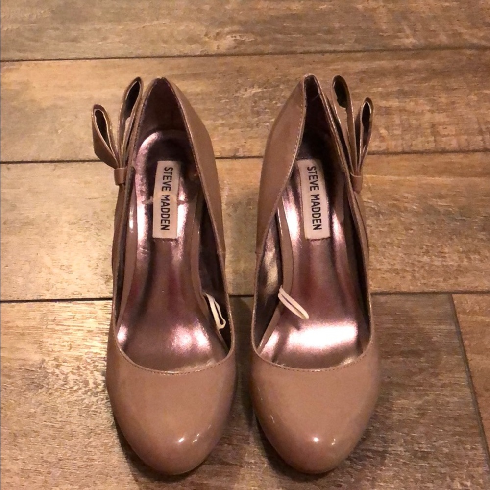 Steve Madden Patent Faux Leather Heels